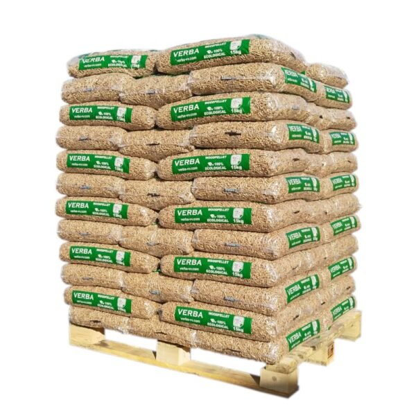 VERBA PELLET - PALETTE ZU 70 SÄCKEN ZU 15 KG