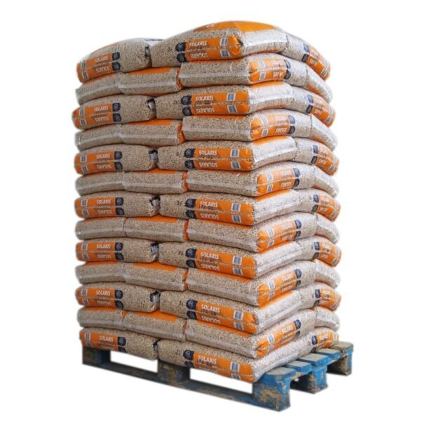 SOLARIS PELLET - PALETTE MIT 65 SÄCKEN ZU 15 KG