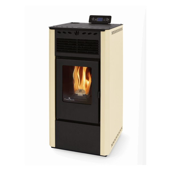 Wasserdichter, belüfteter Pelletofen – ORIGINAL PHEBO Aurora – H 10 kW